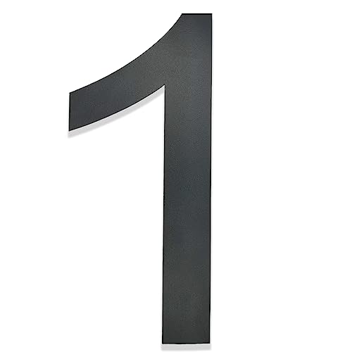 Hopelit Hausnummer, Hausnummer Anthrazit RAL 7016 Anthrazitgrau Feinstruktur Pulverbeschichtet, Hausnummer Edelstahl, Hausnummern Höhe 20cm - Schrift Arial - Ziffer 1 Hopelit Hausnummer, Hausnummer Anthrazit RAL 7016 Anthrazitgrau Feinstruktur Pulverbeschichtet, Hausnummer Edelstahl, Hausnummern Höhe 20cm - Schrift Arial - Ziffer 1 von Hopelit