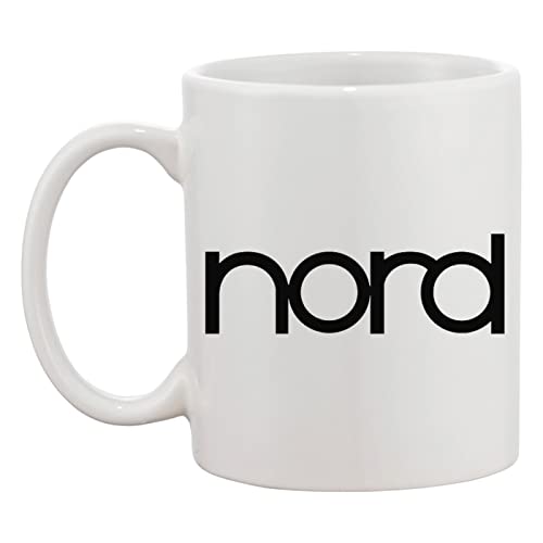 Nord Piano Keyboards Brands Weiße Tasse Kaffee Tee Männer Frauen Keramik Coffee Tea Mug Cup von Hopestly