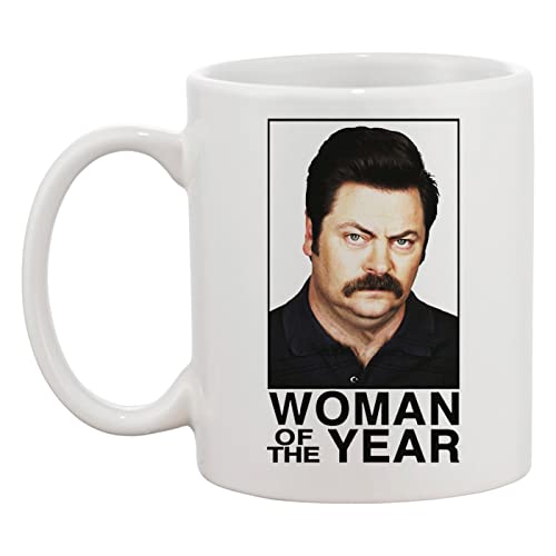 Ron Swanson Women Of The Year Weiße Tasse Kaffee Tee Männer Frauen Keramik Coffee Tea Mug Cup von Hopestly