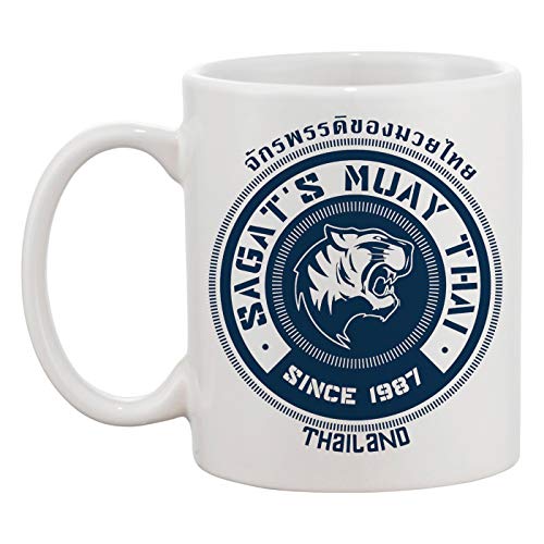 Sagats Muay Thai Thailand Weiße Tasse Kaffee Tee Männer Frauen Keramik Coffee Tea Mug Cup von Hopestly