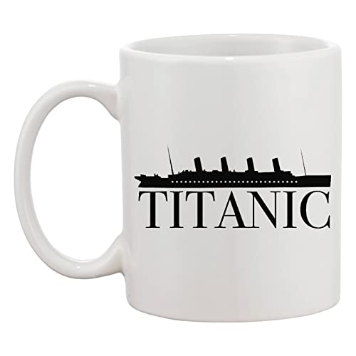 Titanic Side Profile Weiße Tasse Kaffee Tee Männer Frauen Keramik Coffee Tea Mug Cup von Hopestly