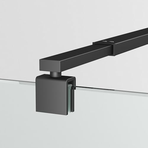 Stabilisierungsstange Feststab Teleskopstange einstellbar 73-123cm, verwendet für Duschwand Glaswand begehbare Stabilisierungsstange Glasstärke 8mm-10mm,Quadratischer Stützstab Schwarz Stabilisierungsstange Feststab Teleskopstange einstellbar 73-123cm, verwendet für Duschwand Glaswand begehbare Stabilisierungsstange Glasstärke 8mm-10mm,Quadratischer Stützstab Schwarz von Hopibath
