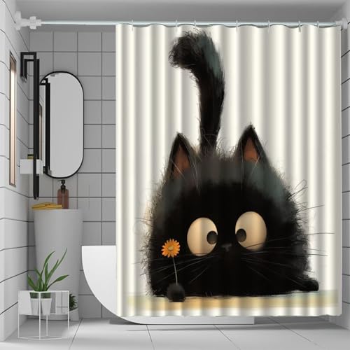 Hopomoon Duschvorhang mit Blumenmuster, wasserdicht, 200 x 180 cm Hopomoon Duschvorhang mit Blumenmuster, wasserdicht, 200 x 180 cm von Hopomoon