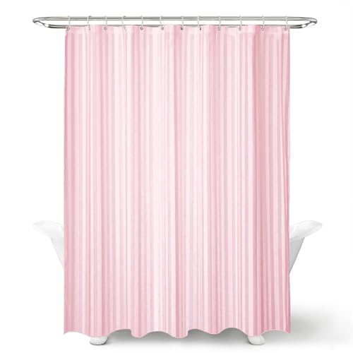 Hopomoon Rosa und Grau verdickter wasserdichter Duschvorhang für Badezimmer und Hotel Verwendung Polyester Stoff Badvorhang 180 x 180 cm Hopomoon Rosa und Grau verdickter wasserdichter Duschvorhang für Badezimmer und Hotel Verwendung Polyester Stoff Badvorhang 180 x 180 cm von Hopomoon