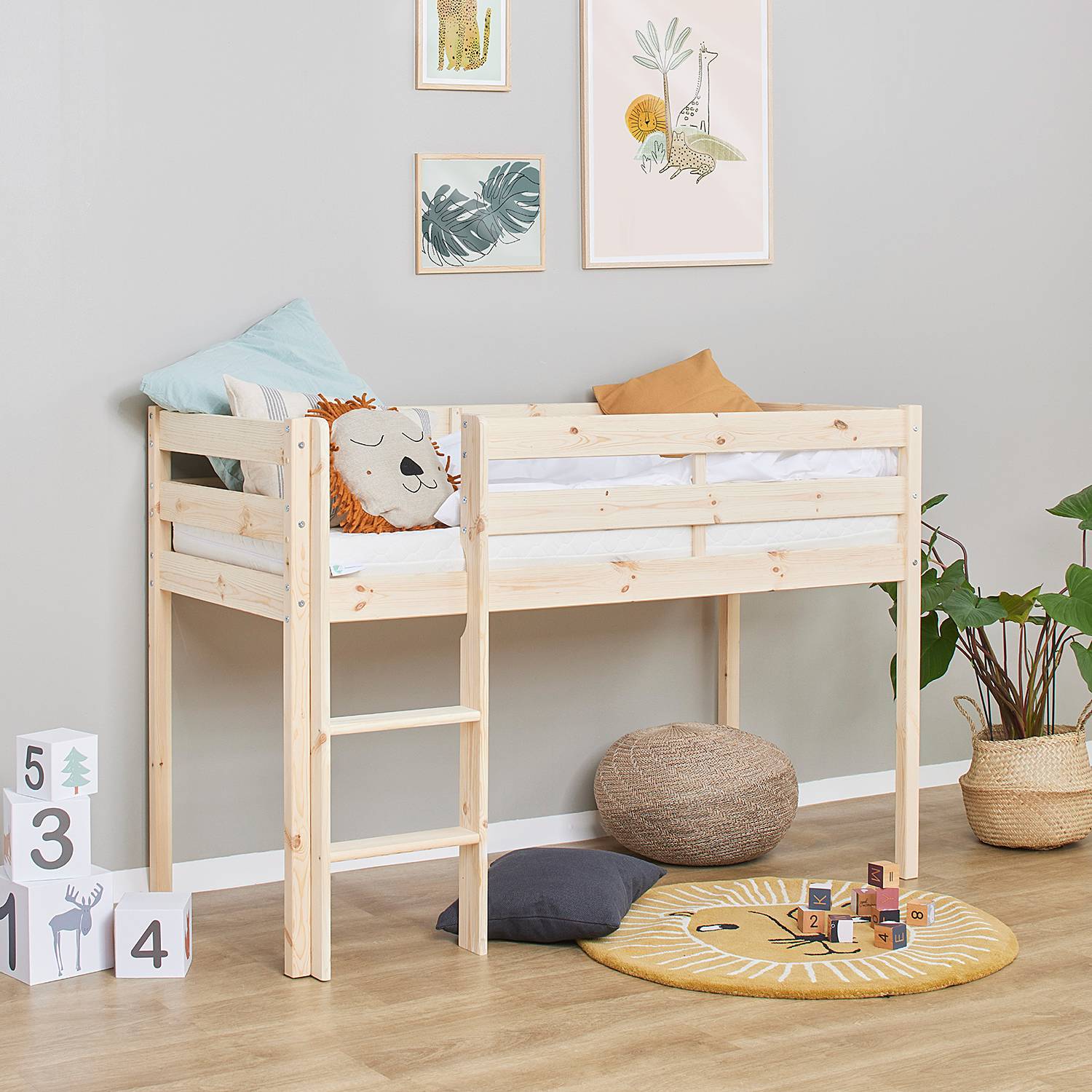 Halbhochbett ECO Comfort von Hoppekids