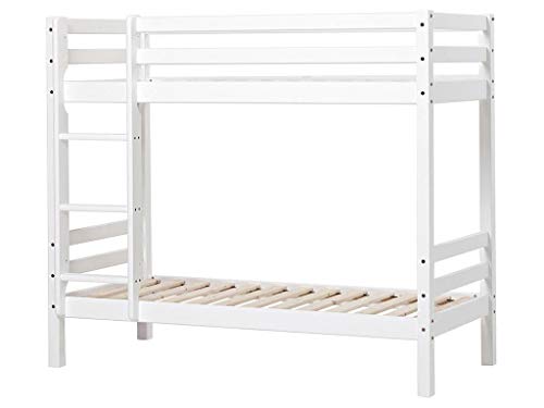 Halbhohes Bed Colour: White, Sleeping area von Hoppekids