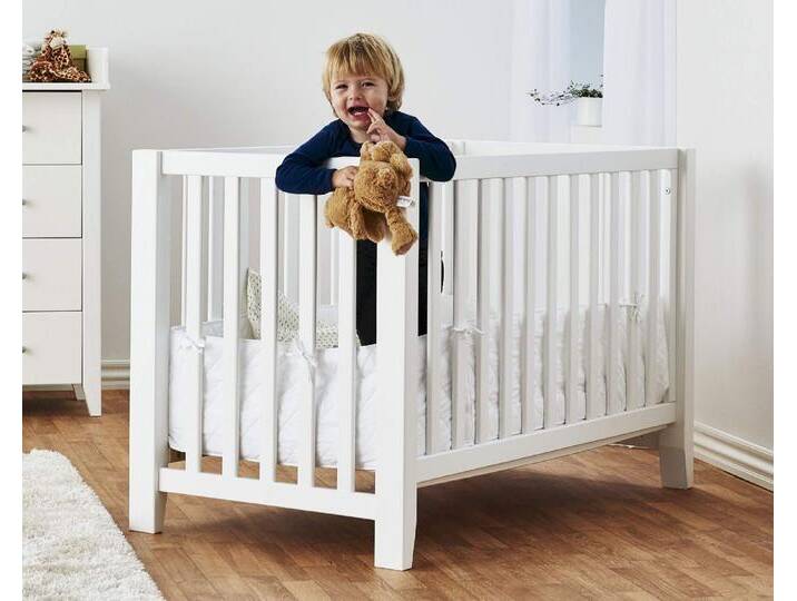 Hoppekids »Anton« Babybett mit Funktion weiß / 60x120cm / mit Matratze von Hoppekids