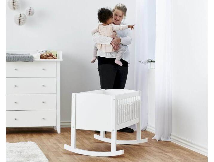 Hoppekids »Baby« Wiege mit Funktion Babywiege 40x80 cm inkl. Matratze von Hoppekids