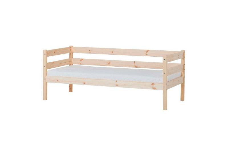 Hoppekids Einzelbett ECO Comfort Kinderbett, Kiefer Massivholz, Jugendbett inkl. Rollrost, 70x160 cm, wahlweise in verschieden Farben/ Matratze/ Absturzsicherung von Hoppekids