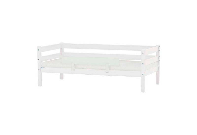 Hoppekids Einzelbett ECO Comfort Kinderbett, Kiefer Massivholz, Jugendbett inkl. Rollrost, 70x160 cm, wahlweise in verschieden Farben/ Matratze/ Absturzsicherung von Hoppekids