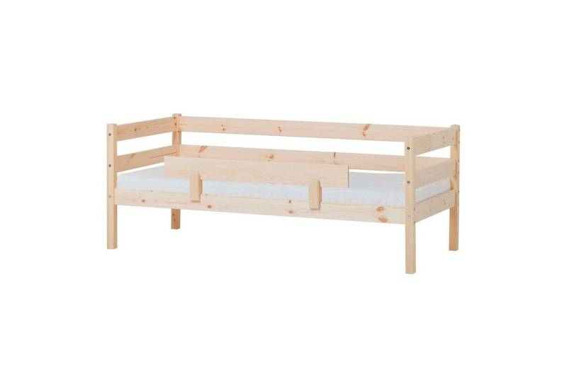 Hoppekids Einzelbett ECO Comfort Kinderbett, Kiefer Massivholz, Jugendbett inkl. Rollrost, 70x160 cm, wahlweise in verschieden Farben/ Matratze/ Absturzsicherung von Hoppekids