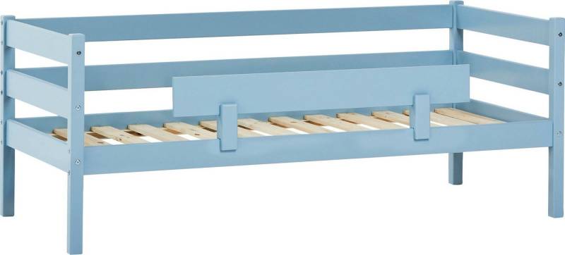 Hoppekids Einzelbett ECO Comfort Kinderbett, Kiefer Massivholz, Jugendbett inkl. Rollrost, 70x160 cm, wahlweise in verschieden Farben/ Matratze/ Absturzsicherung von Hoppekids