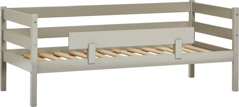 Hoppekids Einzelbett ECO Comfort Kinderbett, Kiefer Massivholz, Jugendbett inkl. Rollrost, 70x160 cm, wahlweise in verschieden Farben/ Matratze/ Absturzsicherung von Hoppekids