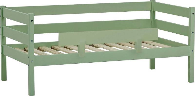 Hoppekids Einzelbett ECO Comfort Kinderbett, Kiefer Massivholz, Jugendbett inkl. Rollrost, 70x160 cm, wahlweise in verschieden Farben/ Matratze/ Absturzsicherung von Hoppekids