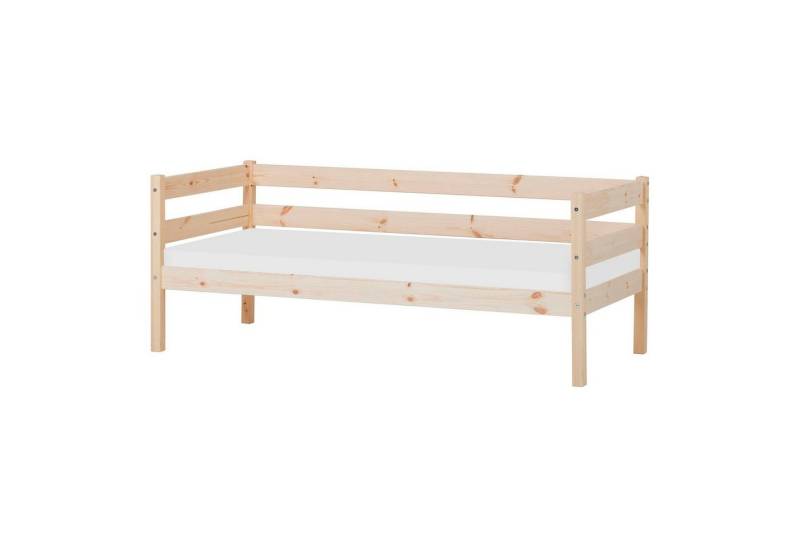 Hoppekids Einzelbett ECO Comfort Kinderbett, Kiefer Massivholz, Jugendbett inkl. Rollrost, 70x160 cm, wahlweise in verschieden Farben/ Matratze/ Absturzsicherung von Hoppekids