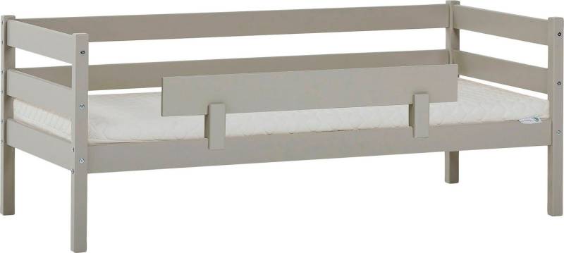 Hoppekids Einzelbett ECO Comfort Kinderbett, Kiefer Massivholz, Jugendbett inkl. Rollrost, 70x160 cm, wahlweise in verschieden Farben/ Matratze/ Absturzsicherung von Hoppekids