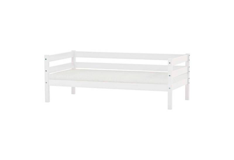 Hoppekids Einzelbett ECO Comfort Kinderbett, Kiefer Massivholz, Jugendbett inkl. Rollrost, 70x160 cm, wahlweise in verschieden Farben/ Matratze/ Absturzsicherung von Hoppekids