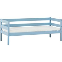Hoppekids Einzelbett "ECO Comfort Kinderbett, Kiefer Massivholz, Jugendbett inkl. Rollrost", 70x160 cm, wahlweise in verschieden Farben/ Matratze/ Absturzsicherung von Hoppekids