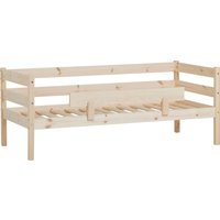 Hoppekids Einzelbett "ECO Comfort Kinderbett, Kiefer Massivholz, Jugendbett inkl. Rollrost", 70x160 cm, wahlweise in verschieden Farben/ Matratze/ Absturzsicherung von Hoppekids