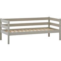 Hoppekids Einzelbett "ECO Comfort Kinderbett, Kiefer Massivholz, Jugendbett inkl. Rollrost", 70x160 cm, wahlweise in verschieden Farben/ Matratze/ Absturzsicherung von Hoppekids