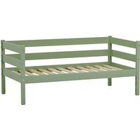 Hoppekids Einzelbett "ECO Comfort Kinderbett, Kiefer Massivholz, Jugendbett inkl. Rollrost", 70x160 cm, wahlweise in verschieden Farben/ Matratze/ Absturzsicherung von Hoppekids
