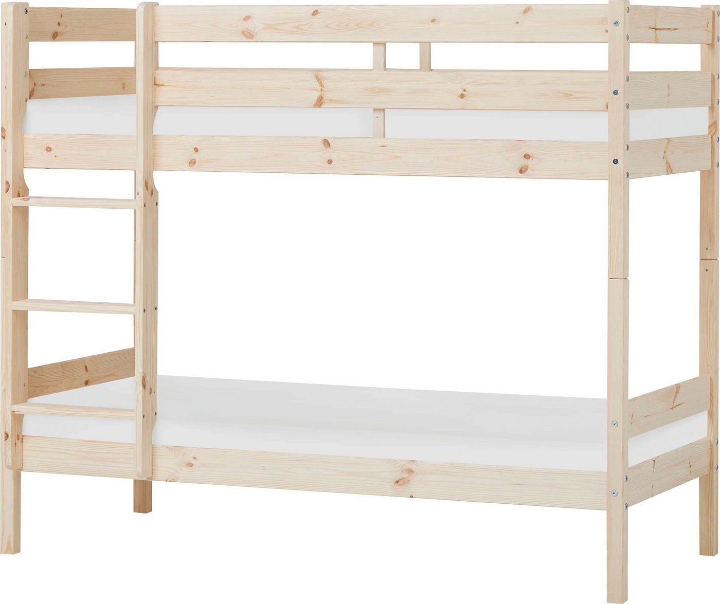 Hoppekids Etagenbett ECO Comfort Kinderbett 90x200 oder 70x160 aus Massivholz in 4 Farben, TÜV, FSC und Nordisches Umweltzeichen – wahlweise mit Matratzen von Hoppekids