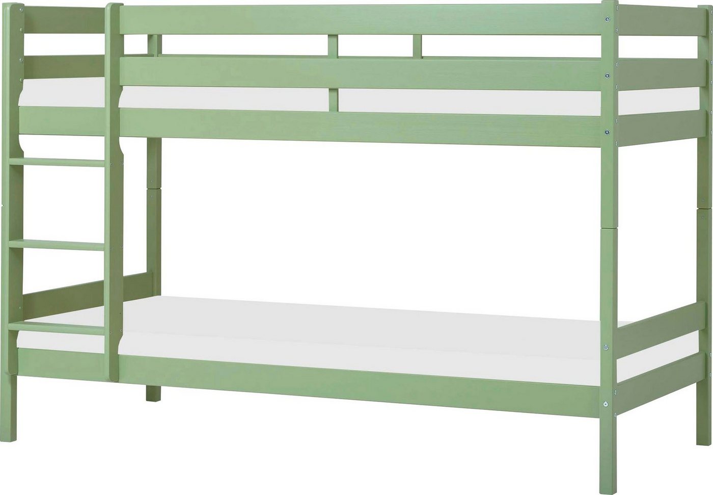 Hoppekids Etagenbett ECO Comfort Kinderbett 90x200 oder 70x160 aus Massivholz in 4 Farben, TÜV, FSC und Nordisches Umweltzeichen – wahlweise mit Matratzen von Hoppekids