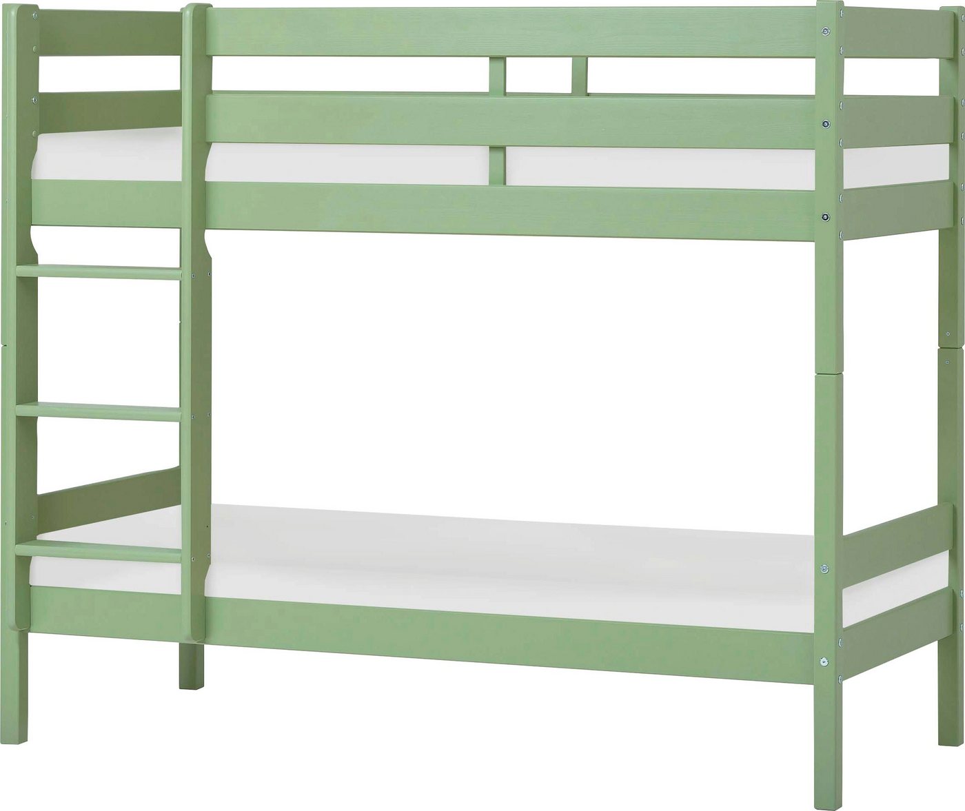 Hoppekids Etagenbett ECO Comfort Kinderbett 90x200 oder 70x160 aus Massivholz in 4 Farben, TÜV, FSC und Nordisches Umweltzeichen – wahlweise mit Matratzen von Hoppekids