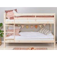 Hoppekids Etagenbett "ECO Comfort Kinderbett 90x200 oder 70x160 aus Massivholz in 4 Farben" von Hoppekids