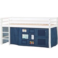 Hoppekids Hochbett "ECO Dream, Kinderbett, Spielbett, Halbhohes Bett aus Massivholz" inkl. Vorhang-Set Creator, Bettgröße & Matratze wählbar Hoppekids Hochbett "ECO Dream, Kinderbett, Spielbett, Halbhohes Bett aus Massivholz" inkl. Vorhang-Set Creator, Bettgröße & Matratze wählbar von Hoppekids