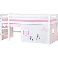 Hoppekids Hochbett "ECO Dream, Kinderbett, Spielbett, Halbhohes Bett aus Massivholz" von Hoppekids