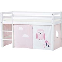 Hoppekids Hochbett "ECO Dream, Kinderbett, Spielbett, Halbhohes Bett aus Massivholz", inkl. Vorhang-Set Creator, Bettgröße & Matratze wählbar Hoppekids Hochbett "ECO Dream, Kinderbett, Spielbett, Halbhohes Bett aus Massivholz", inkl. Vorhang-Set Creator, Bettgröße & Matratze wählbar von Hoppekids