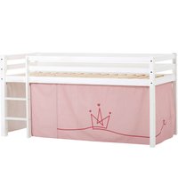 Hoppekids Hochbett "ECO Dream, Kinderbett, Spielbett, Halbhohes Bett aus Massivholz", inkl. Vorhang-Set Creator, Bettgröße & Matratze wählbar Hoppekids Hochbett "ECO Dream, Kinderbett, Spielbett, Halbhohes Bett aus Massivholz", inkl. Vorhang-Set Creator, Bettgröße & Matratze wählbar von Hoppekids