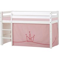 Hoppekids Hochbett "ECO Dream, Kinderbett, Spielbett, Halbhohes Bett aus Massivholz", inkl. Vorhang-Set Creator, Bettgröße & Matratze wählbar Hoppekids Hochbett "ECO Dream, Kinderbett, Spielbett, Halbhohes Bett aus Massivholz", inkl. Vorhang-Set Creator, Bettgröße & Matratze wählbar von Hoppekids