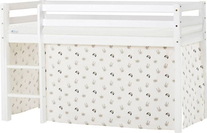 Hoppekids Hochbett ECO Dream, Kinderbett, Spielbett, Halbhohes Bett aus Massivholz inkl. Vorhang-Set Creator, Bettgröße & Matratze wählbar Hoppekids Hochbett ECO Dream, Kinderbett, Spielbett, Halbhohes Bett aus Massivholz inkl. Vorhang-Set Creator, Bettgröße & Matratze wählbar von Hoppekids