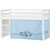Hoppekids Hochbett "ECO Dream, Kinderbett, Spielbett, Halbhohes Bett aus Massivholz", inkl. Vorhang-Set Creator, Bettgröße & Matratze wählbar Hoppekids Hochbett "ECO Dream, Kinderbett, Spielbett, Halbhohes Bett aus Massivholz", inkl. Vorhang-Set Creator, Bettgröße & Matratze wählbar von Hoppekids
