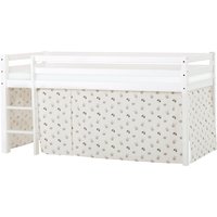 Hoppekids Hochbett "ECO Dream, Kinderbett, Spielbett, Halbhohes Bett aus Massivholz" inkl. Vorhang-Set Creator, Bettgröße & Matratze wählbar Hoppekids Hochbett "ECO Dream, Kinderbett, Spielbett, Halbhohes Bett aus Massivholz" inkl. Vorhang-Set Creator, Bettgröße & Matratze wählbar von Hoppekids