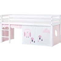 Hoppekids Hochbett "ECO Dream, Kinderbett, Spielbett, Halbhohes Bett aus Massivholz" von Hoppekids