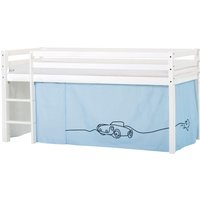 Hoppekids Hochbett "ECO Dream, Kinderbett, Spielbett, Halbhohes Bett aus Massivholz" von Hoppekids