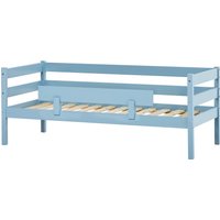 Hoppekids Einzelbett "ECO Comfort Kinderbett, Kiefer Massivholz, Jugendbett inkl. Rollrost", 70x160 cm, wahlweise in verschieden Farben/ Matratze/ Absturzsicherung von Hoppekids