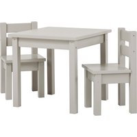Hoppekids Kindersitzgruppe "MADS Kindersitzgruppe", (Set, 3 tlg., 1 Tisch, 2 Stühle), in vielen Farben, mit zwei Stühlen von Hoppekids
