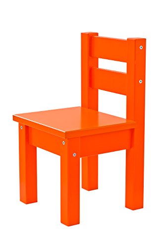 Hoppekids MADS, teilmassiv, sehr stabil, viele Farben, Holz, orange, 28 x 28 x 50 cm von Hoppekids