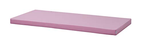 Hoppekids Matratze, Konventioneller Schaum, Fuchsia rosa, 200 x 90 x 9 cm von Hoppekids