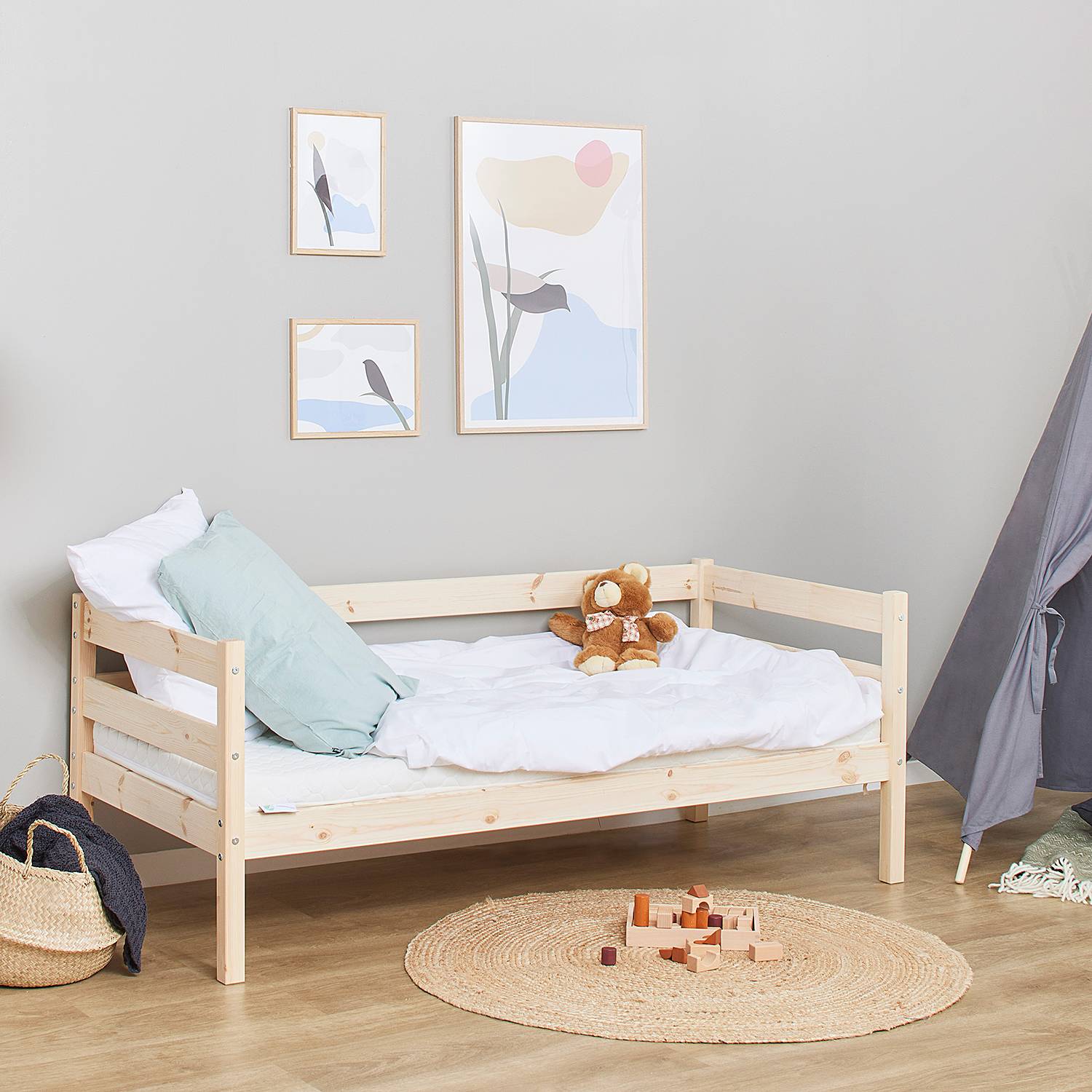 home24 Juniorbett 70 x 160cm Braun home24 Juniorbett 70 x 160cm Braun von home24