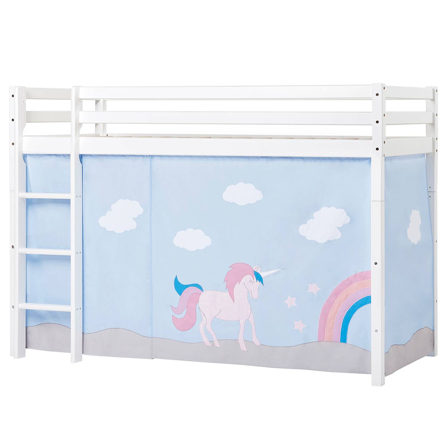 Mittelhochbett Unicorn von Hoppekids