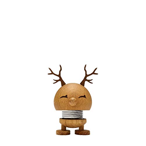 Hoptimist - Baby Reindeer, Rentier - Eichenholz - Handmade - Höhe: 9 cm von Hoptimist