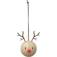 Hoptimist - Reindeer Ornament, braun (2er-Set) von Hoptimist