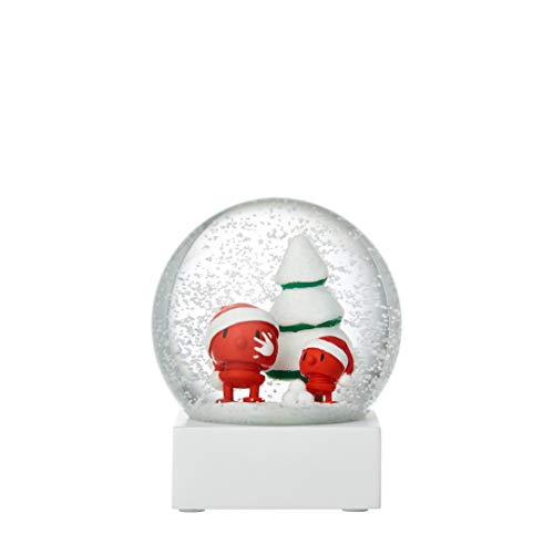 Hoptimist - Skandinavisches Design - Schneekugel - Santa Snow Globe - Geschenkidee zu Weihnachten von Hoptimist