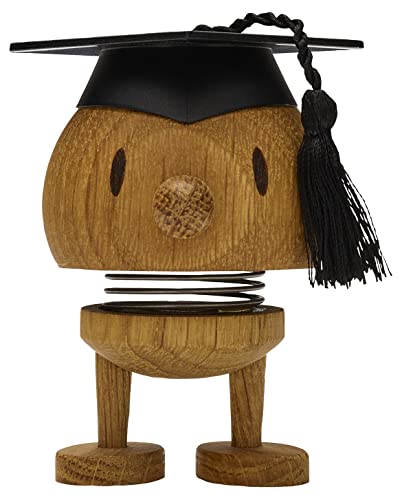 Hoptimist - Skandinavisches Design - Small Student IQ Bumble - Höhe 7 cm, Durchm. 5 cm - Oak von Hoptimist