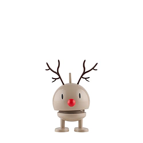 Hoptimist - Skandinavisches Design - Weihnachtsfigur - Small Reindeer Bumble - Braun - Höhe: 9 cm - Geschenkidee von Hoptimist